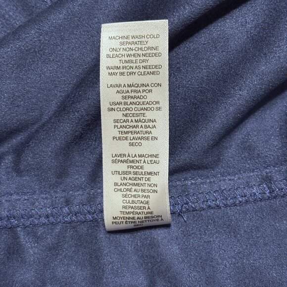 Chico's Navy Shiny Snakeskin Soft Suede Open Front L/S Jacket Size 1- Medium M - Picture 11 of 13